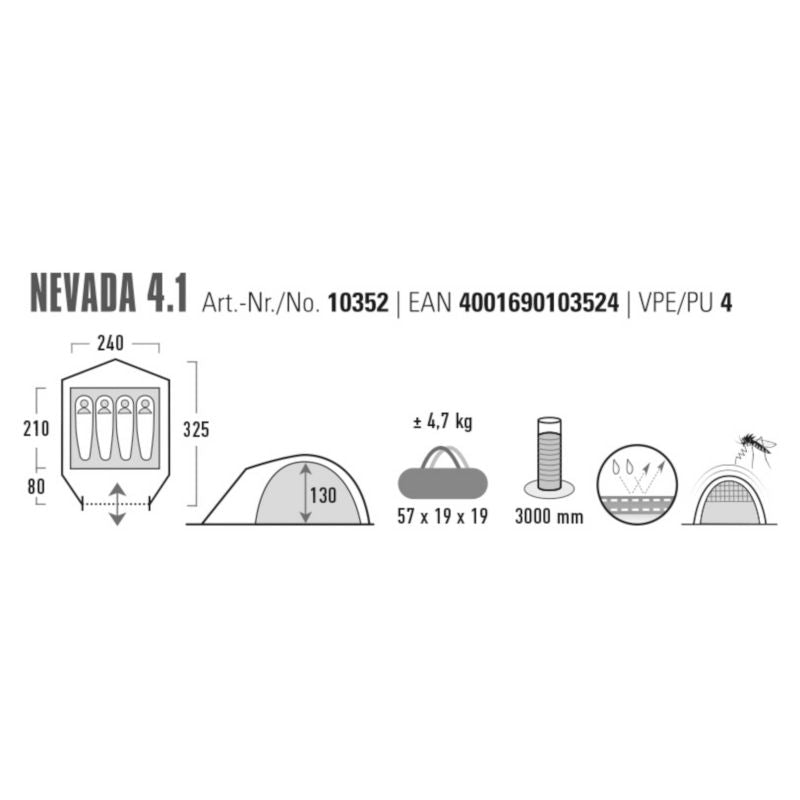 High Peak Nevada 3.1 Zelt