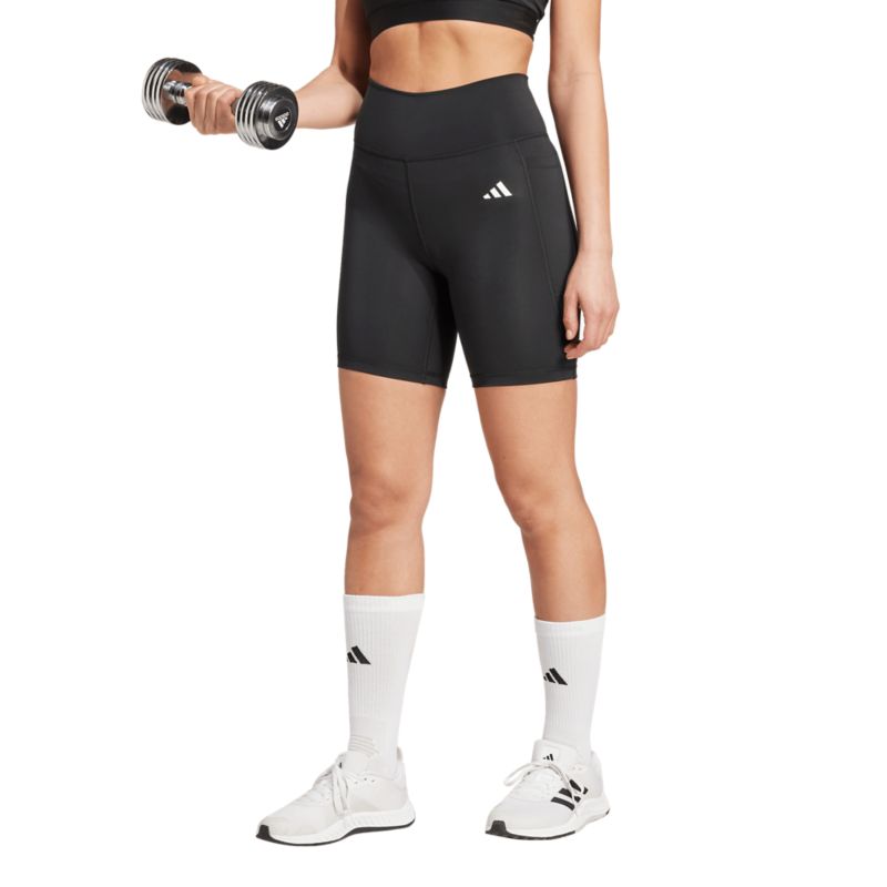 Adidas Optime Essentials Stash Pocket 7inch Short Leggings Fitnessshort