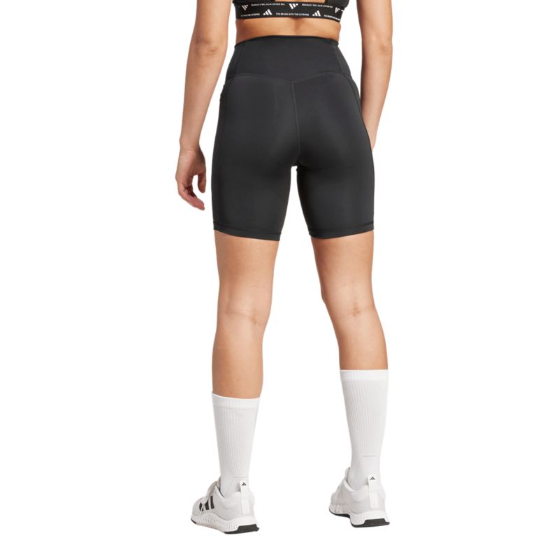 Adidas Optime Essentials Stash Pocket 7inch Short Leggings Fitnessshort