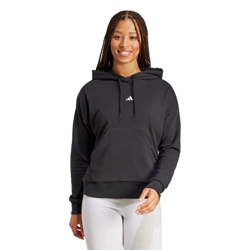 Adidas Essentials Small Logo French Terry Hoodie Pullover