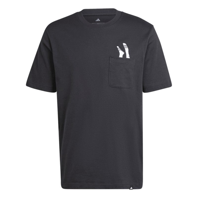 Adidas Lounge Slides Graphic Pocket Tee T-Shirt