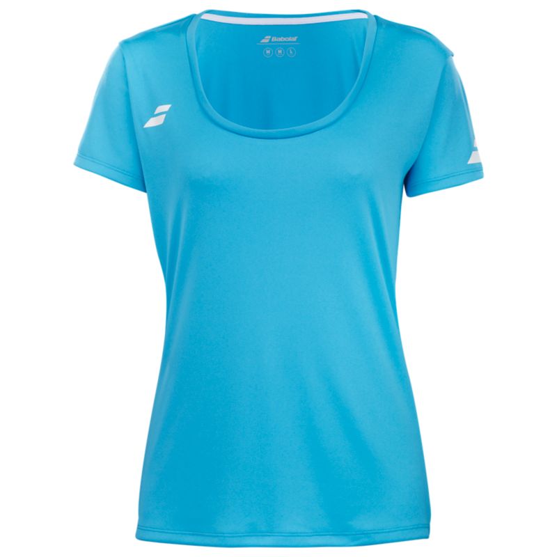 Babolat Play Cap Sleeve Top Women Cyan Blue Tennisshirt