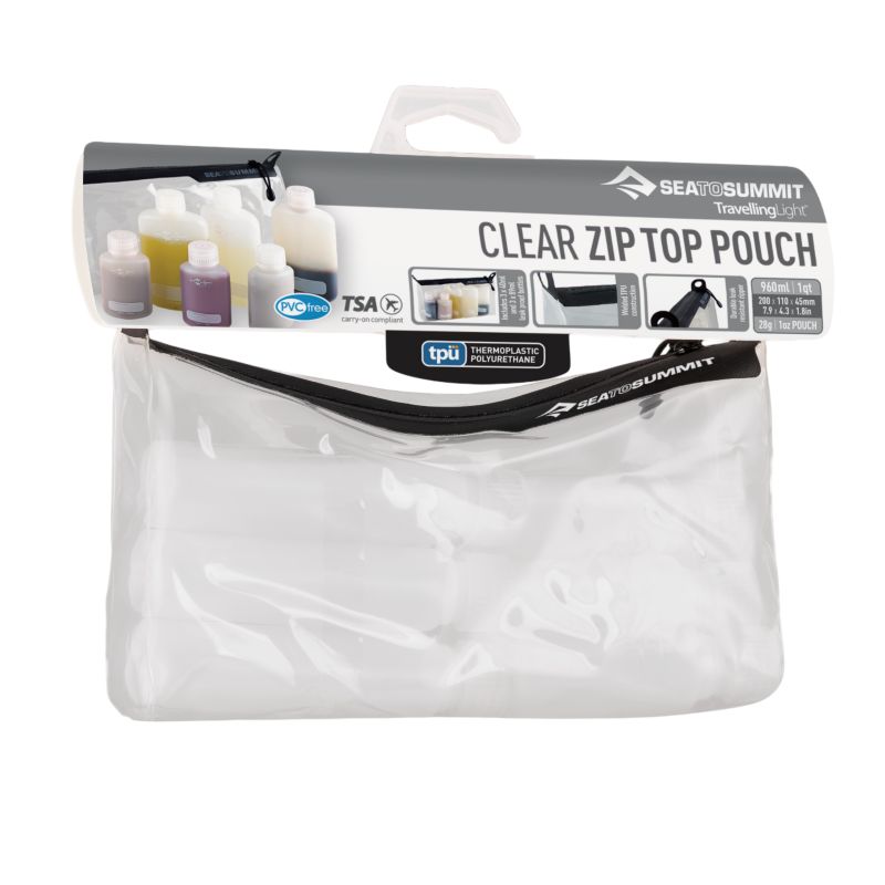 Sea to Summit TPU Clear Ziptop Pouch Campingzubehör