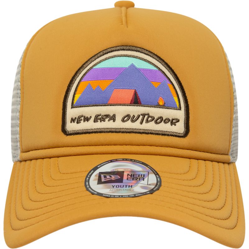New Era Pink Patch Adventurer 9FORTY A-Frame Trucker Freizeitkappe