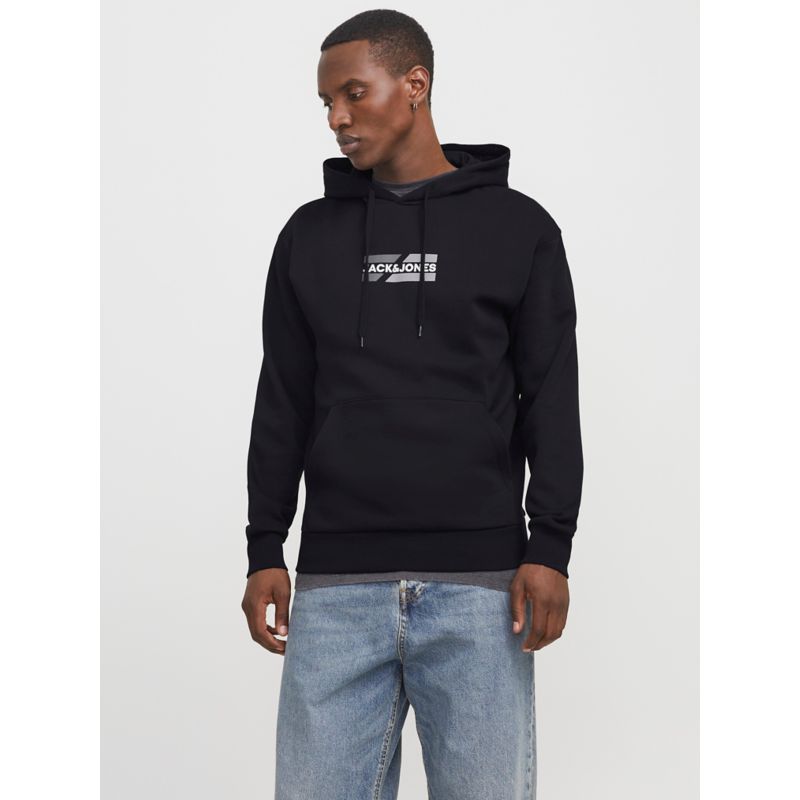 Jack &a; Jones Crop Graphic Hoody Pullover