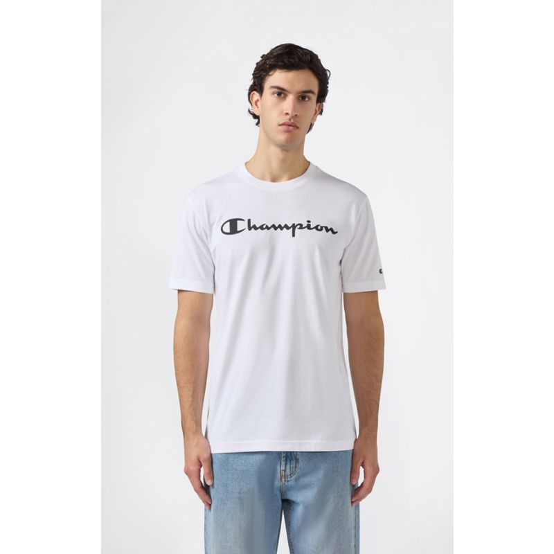 Champion BASICS Crewneck Large Logo T-Shirt