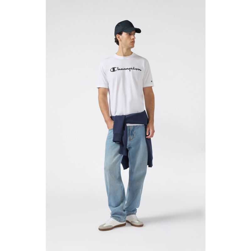 Champion BASICS Crewneck Large Logo T-Shirt