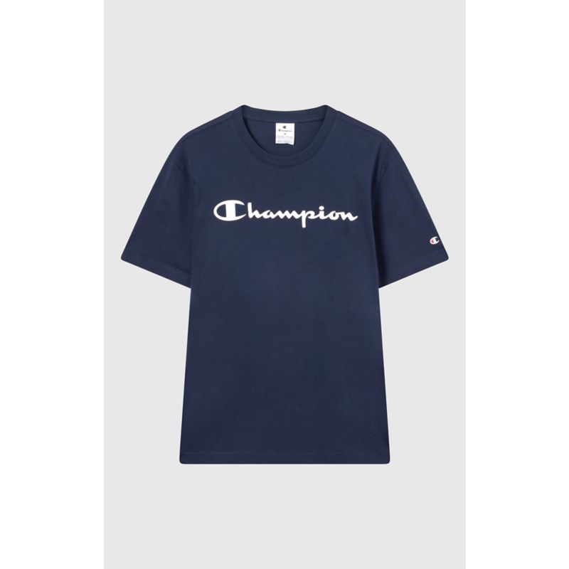 Champion BASICS Crewneck Large Logo T-Shirt