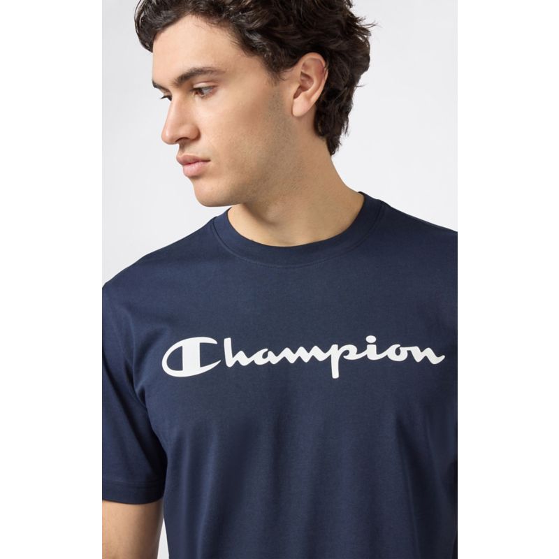 Champion BASICS Crewneck Large Logo T-Shirt