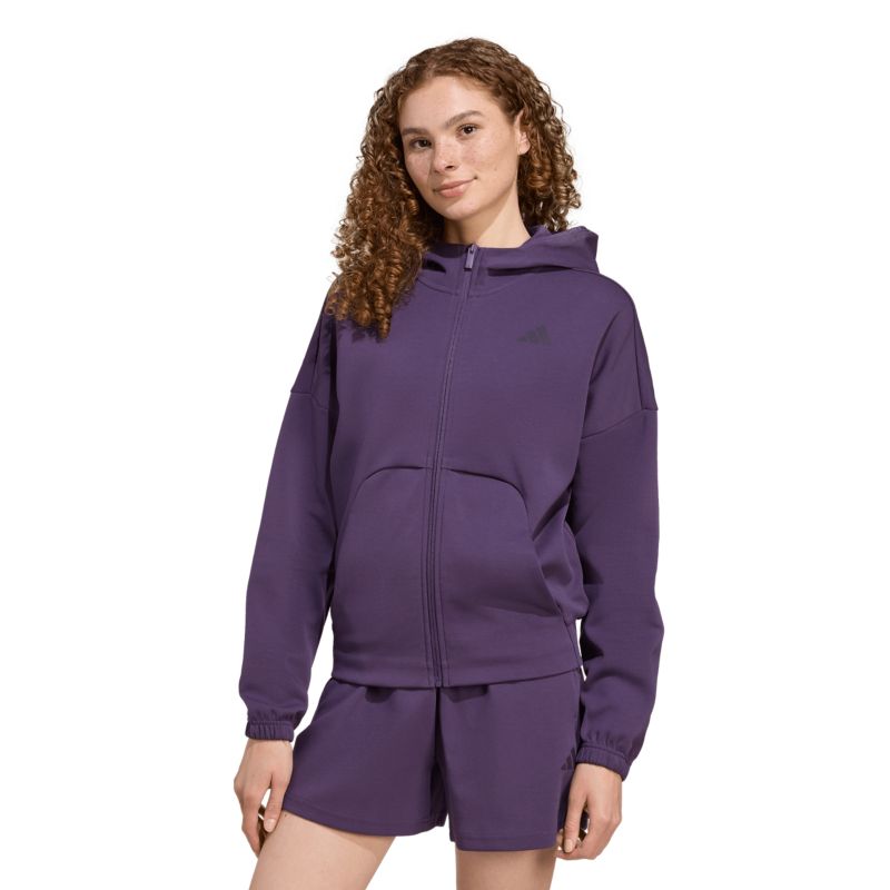 Adidas Future Icons Small Logo Full Zip Hoodie Pullover