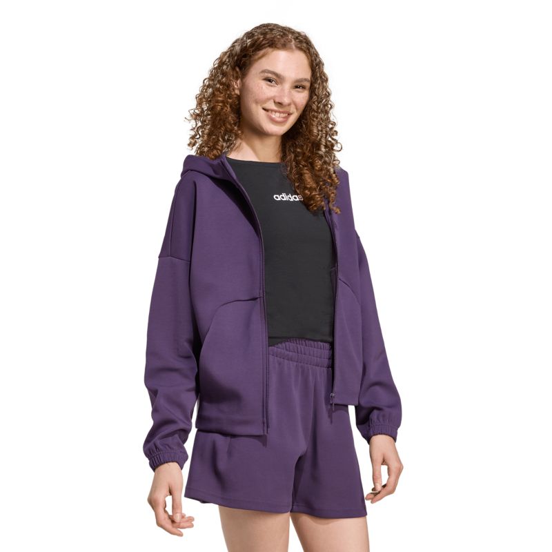 Adidas Future Icons Small Logo Full Zip Hoodie Pullover