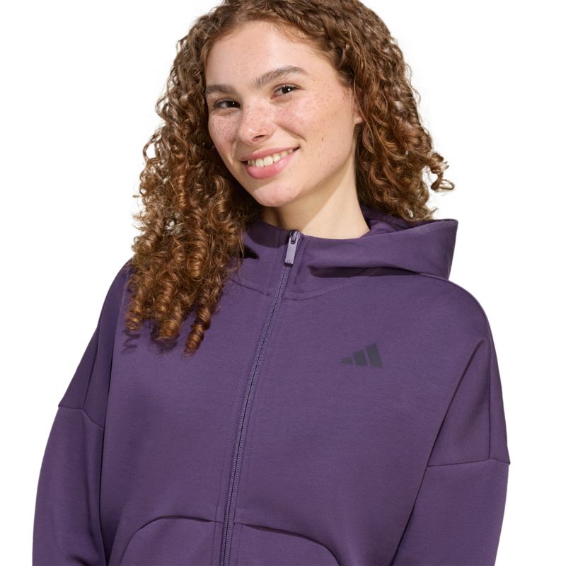 Adidas Future Icons Small Logo Full Zip Hoodie Pullover