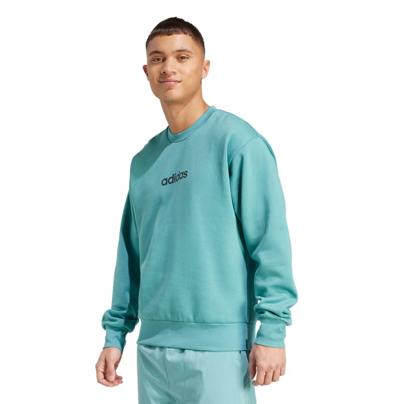 Adidas Essentials Linear Fleece Sweatshirt Pullover