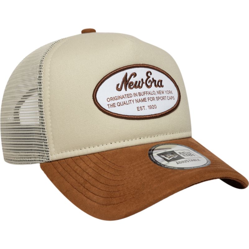New Era Oval Patch Wildleder 9FORTY E-Frame Freizeitkappe