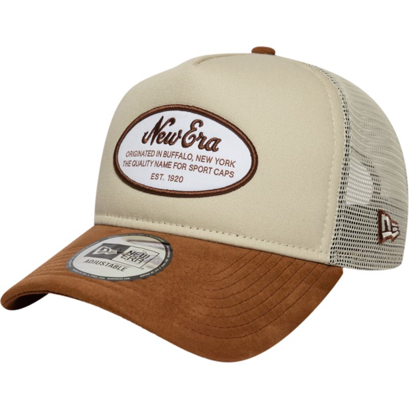New Era Oval Patch Wildleder 9FORTY E-Frame Freizeitkappe