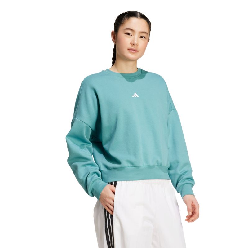 Adidas Essentials Small Logo Feel Cozy Sweatshirt Pullover