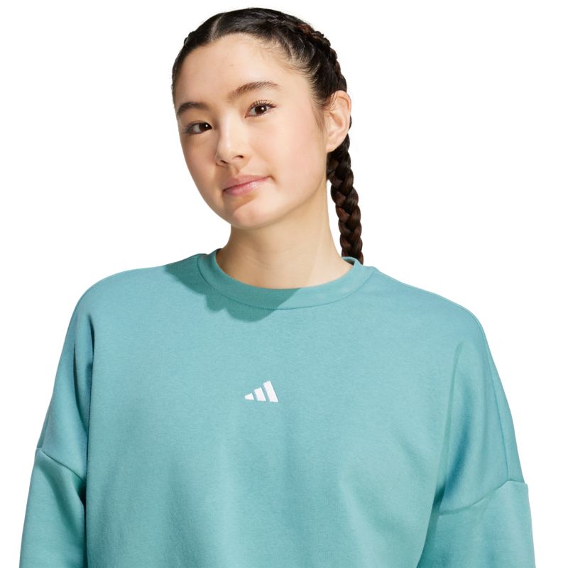 Adidas Essentials Small Logo Feel Cozy Sweatshirt Pullover