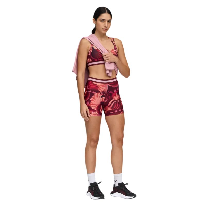 Puma Strong Floral Ribbon Short Tight 4" Fitnessshort