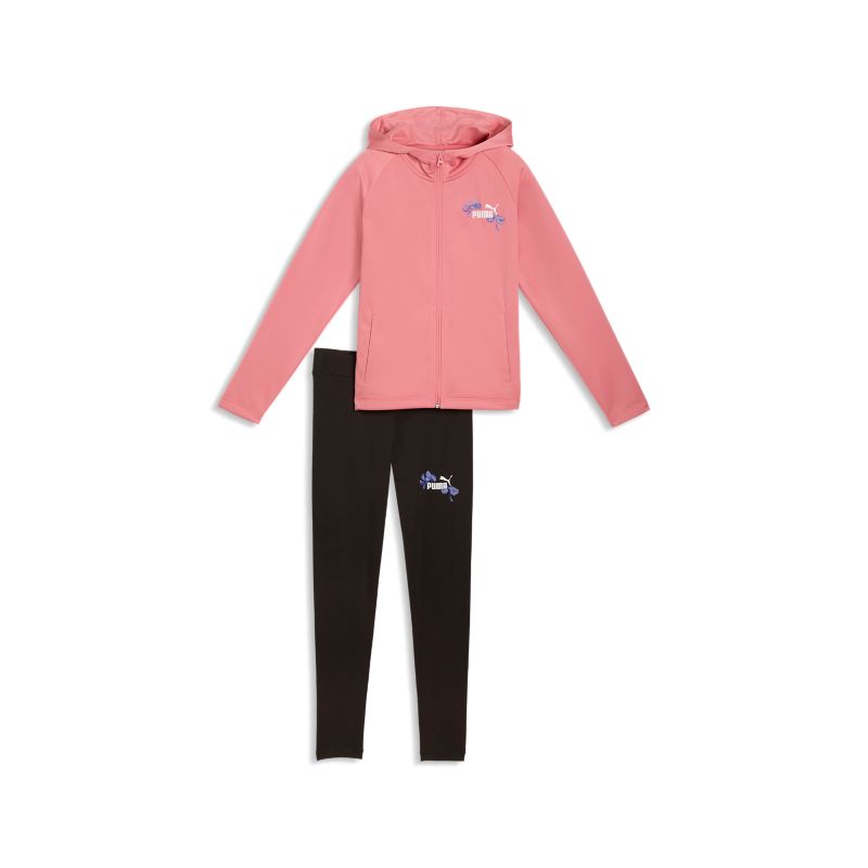 Puma ESS NATURE 2.0 Poly Full-Zip Hoodie and Legging Set G Trainingsanzug