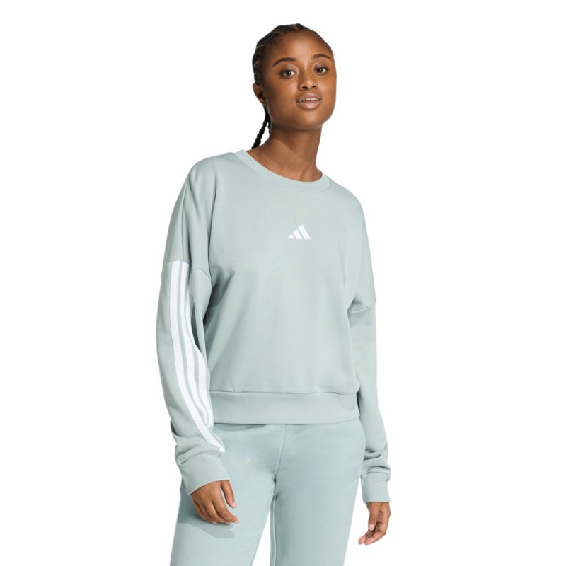 Adidas Essentials 3-Streifen French Terry Sweatshirt Pullover