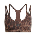 Adidas Optime Workout Leopard Strappy Light Support Bra Sport BH