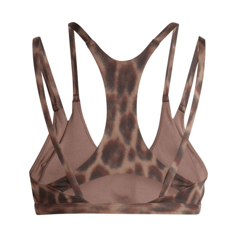 Adidas Optime Workout Leopard Strappy Light Support Bra Sport BH
