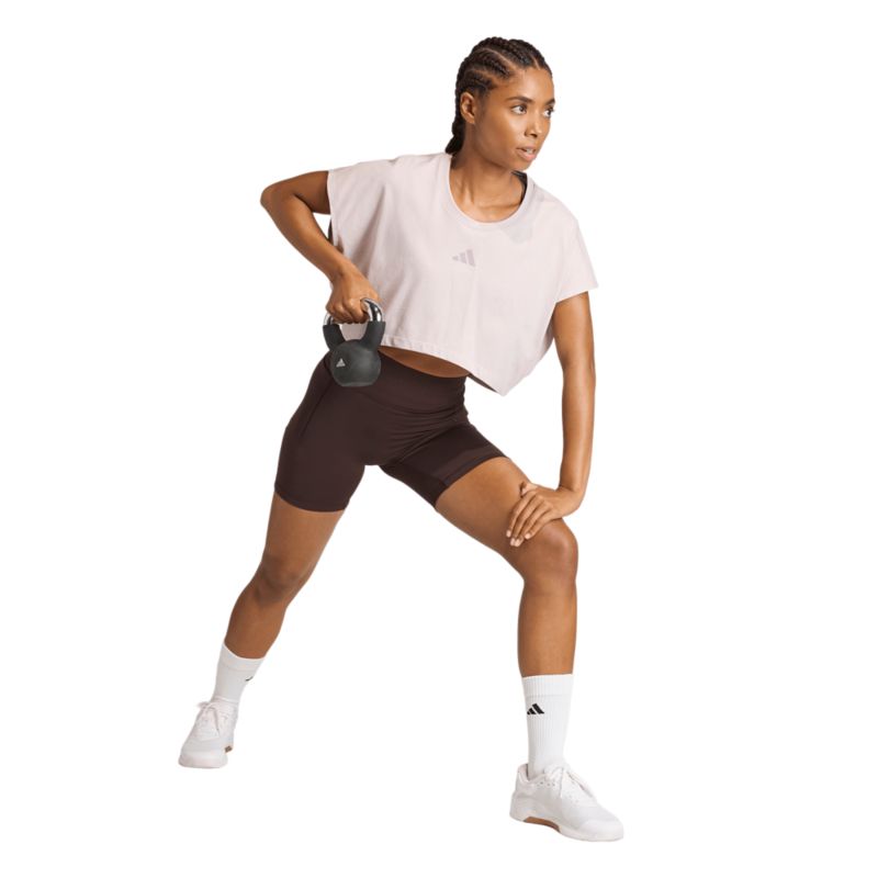 Adidas Power Workout Cropped Boxy 3-Stripes Tank Fitnessshirt