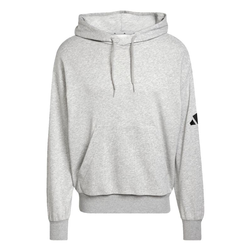Adidas Essentials 3-Stripes Logo French Terry Hoodie Pullover