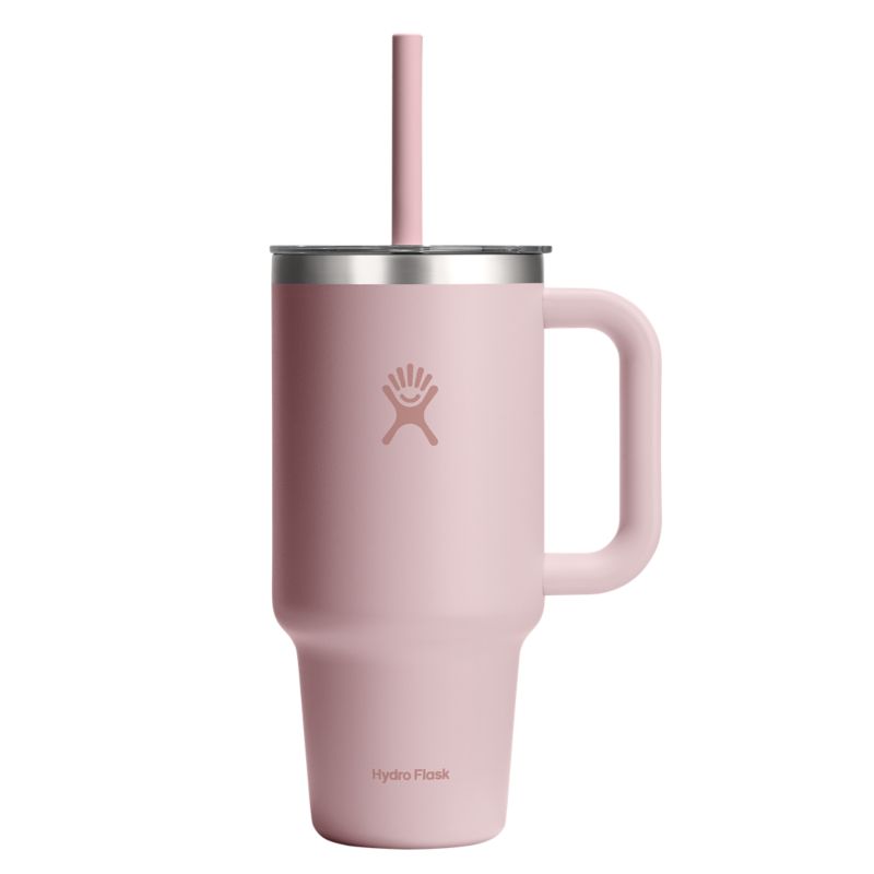 Hydro Flask 32 oz Travel Tumbler Clear Trillium Thermosflasche