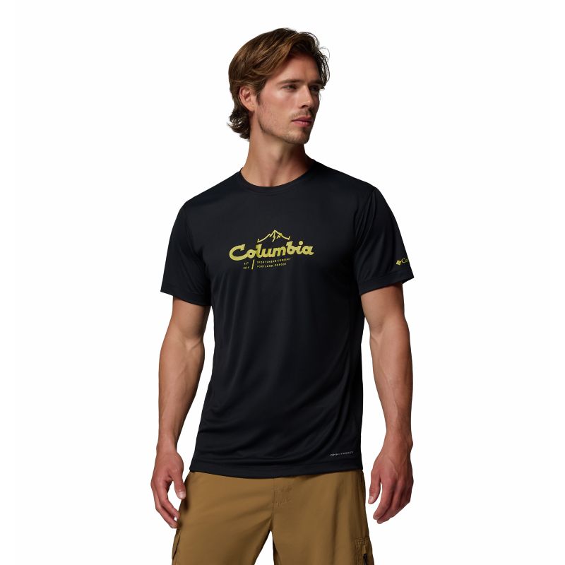 Columbia Zero Rules™ Light Shortsleeve Graphic Crew Funktionsshirt