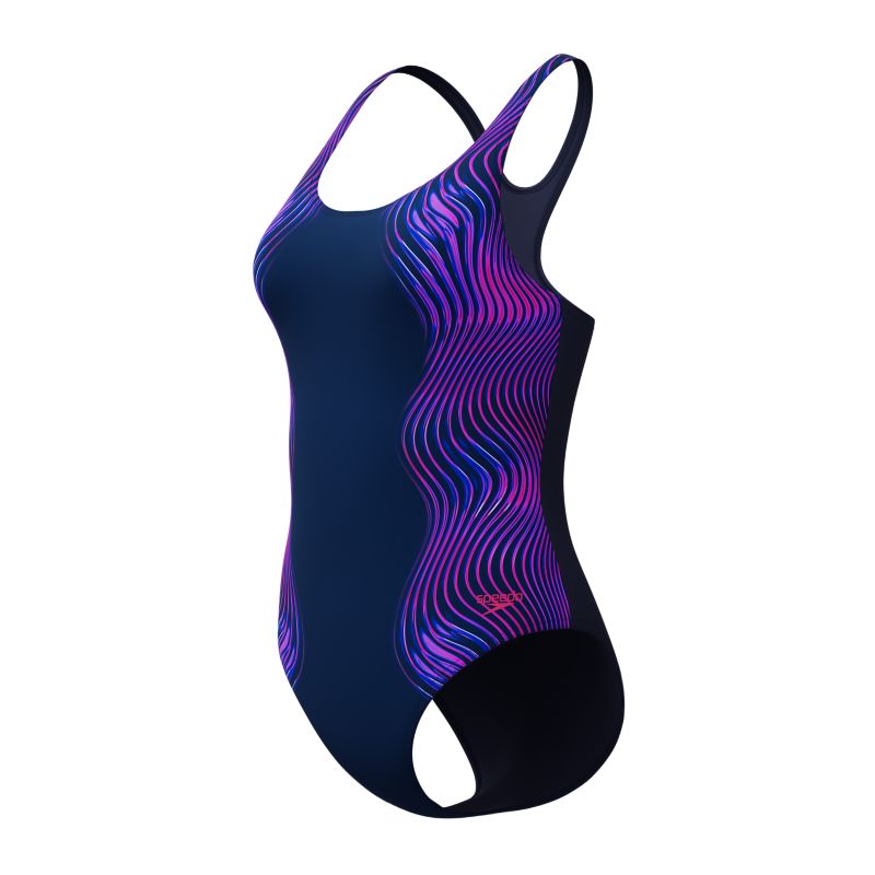 Speedo Print Medalist One Piece Badeanzug