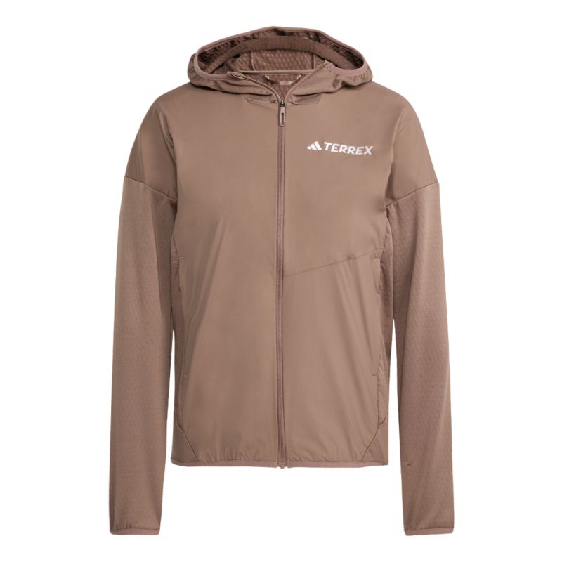 Adidas Terrex Terrex Xperior CLIMAWARM+ Wind Light Fleece Hooded Jacket Wanderjacke