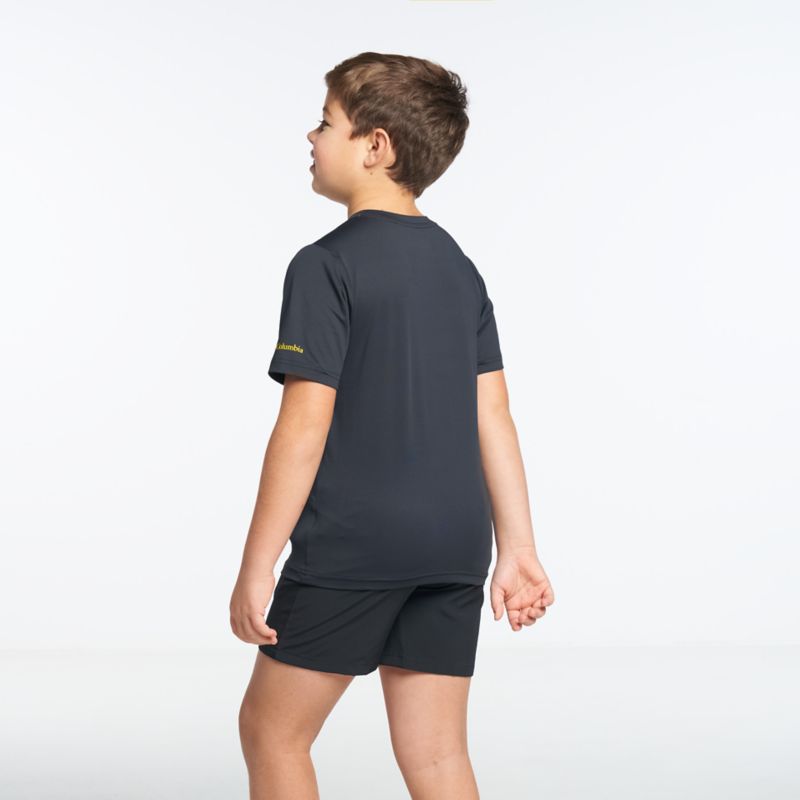 Columbia Tech Trail™ Utility Shortsleeve Graphic Crew Funktionsshirt