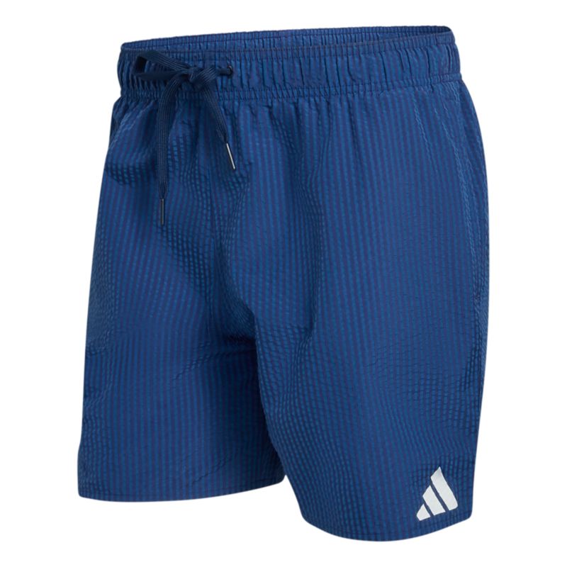 Adidas Seersucker Stripy Swim Shorts 5-Inch Badeshort