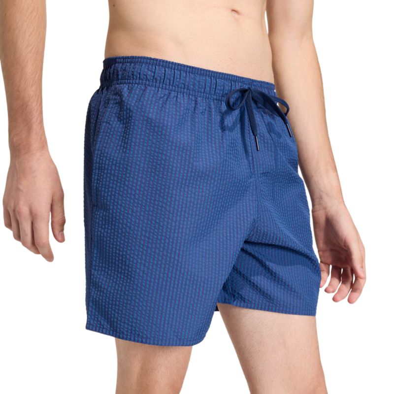 Adidas Seersucker Stripy Swim Shorts 5-Inch Badeshort