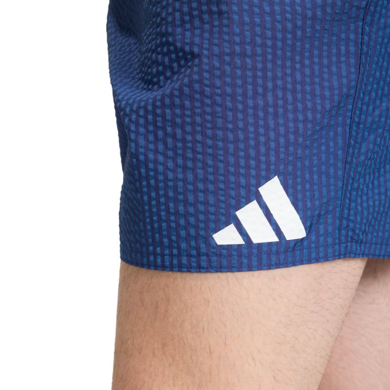Adidas Seersucker Stripy Swim Shorts 5-Inch Badeshort