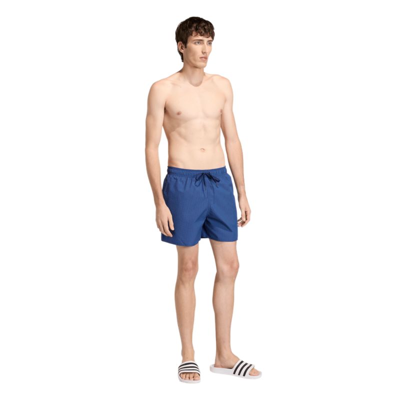 Adidas Seersucker Stripy Swim Shorts 5-Inch Badeshort
