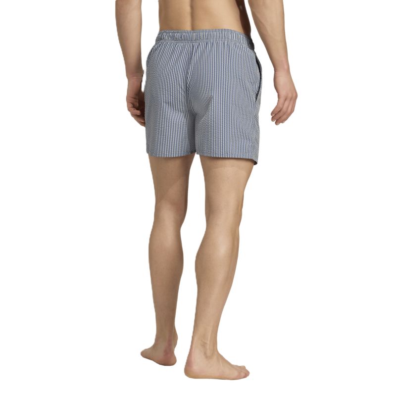 Adidas Seersucker Stripy Swim Shorts 5-Inch Badeshort