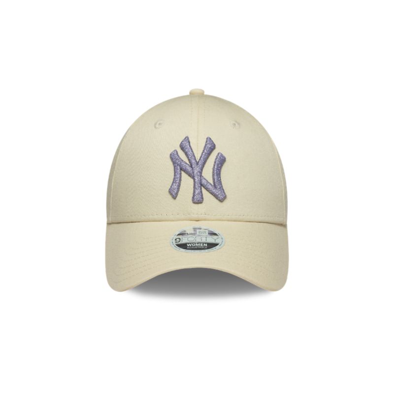 New Era New York Yankees MLB Metallic Logo Damen 9FORTY Cap Freizeitkappe