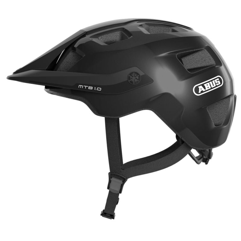 Abus MTB 1.0 Shiny White Radhelm