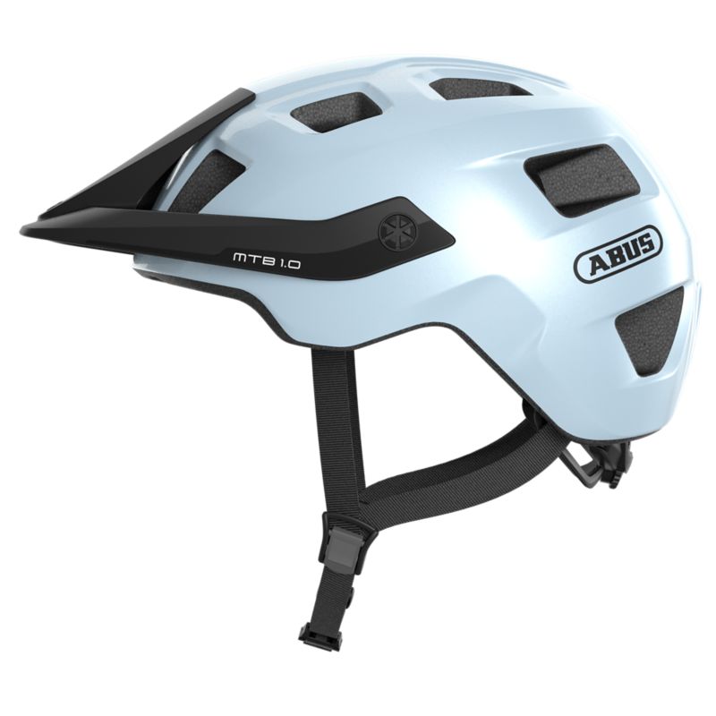 Abus MTB 1.0 Shiny White Radhelm