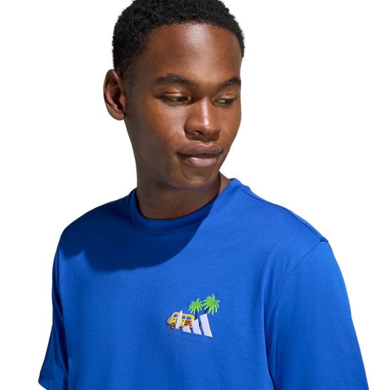 Adidas Mini Embroidery Surfing Graphic Tee T-Shirt