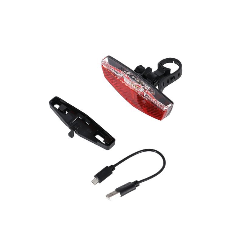 XLC LED Akku Gepäckträgerrücklicht CL-R19 Beleuchtung