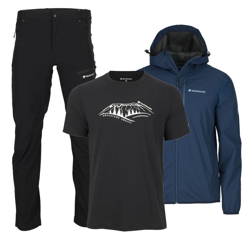 Kilimanjaro Jacke Naxos + Hose TERNEA + COMPORTA Wanderkombi